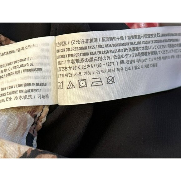 Abercrombie & Fitch Women's Bohemian Babydoll Puff Sleeve Blouse Size XL Lyocell - Picture 6 of 6